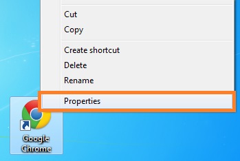 Google Chrome Properties